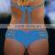 Domi 6 Colors Solid Heart Bikini Bottom Women Classic Sexy Swim Brief