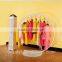 Customied cloth display shelves circular cloth display stand