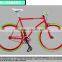 Customized colors 700C Hi-ten steel single speed bike/fixie bike with flip-flop hub