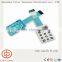 Sticker design membrane switch metal button ,LED touch light switch