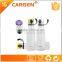 BPA free flip lid clear plastic sport water bottle