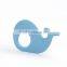 OEM ODM welcome BPA free silicone whale shape baby teether,teething pendant baby toy