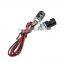 HXE 2 x White LED Motorcycle & Car LED License Plate Screw Light Bolt