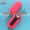 High Quatity Fita 500 flip remote key shell pink 3 button Fiat 500 Brava Panda Punto fobs romote key case