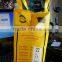 glossy /shiny laminated fabric bag with zippers