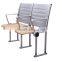 Modern Aluminum Alloy Frame School Desk and Chair / University Classroom Student Desk and Chair(WL015)