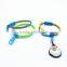 customized silicone bracelet/Christmas gifts zipper shaped silicone wristbands