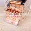 hot selling  express new cast acrylic storage box with drawers