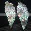 Best Quality New Arrival Mother of Pearl Gemstone With Nice Carving and Leaf Shape