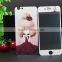 9H 3D full cover mobile phone screen protector color tempered glass screen protector for iphone 6