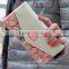 2015 Hot Fashion Women Wallets Flowers Printing PU Leather Long Wallets Portable Change Purse Delicate Casual Lady Cash Purse