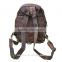 Boshiho 2016 latest design genuine leather travel backpack schoolbag