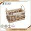 Good quality and new style china factory heat resistant fruit wicker basket no handles