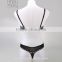 Sexy Ladies New designs Breathable Printting Soft Cup Bra and Thong Set