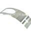 Sleek Modern Contemporary Brushed Stainless Steel Tabletop Single Bottle Serving Display Wine Rack