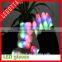 Amazine rainbow led flashing fiber optic rave light gloves for carnival party
