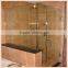 Shower glass doors for luxury bathroom