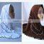 Yiwu supplier Muslim hijab Scarf Shawl serging G-MA181#