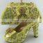 African women shoes and bag stone design high heel shoes and bag set to match