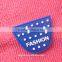 Newest 3D PVC rubber label with sewing line