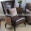 Antique single leisure wing sofa chair for living room