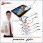 Mini touch pen with rope/mini stylus pen with string
