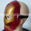 New Iron man Tony Stark face mask, iron toy mask party mask facial PVC mask
