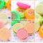 Long strip fruit flavour energy chewing gum