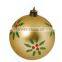 Golden christmas ornament ball for Christmas tree