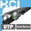 1U 24Port Cat6 Front Access Snap-In Type Empty Patch Panel