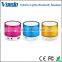 Vondo Colorful Lights Mini Wireless Bluetooth Speaker 3W Metal Steel Music Amplifier With FM Radio MP3 Player Support SD Card