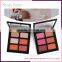 2017 New arrived facial 6 color makeup blusher palette oem