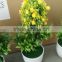 hot sale artifical bonsai for colorful flower with nylon cloth and plastic material