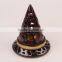 Wholesale Top Sell Pyramid Hollow out Ceramic Incense Burner with Round Bottom