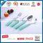 4-piece Plastic Handle Cutlery Set with Various Color