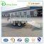 9x5 galvanized tipper folding cage box trailer with tandem axle
