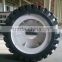 solid mold-on heavy truck tires wheel with DISC for heavy skid steer loader