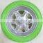 16" 4.00-10 puncture proof PU wheel with special rim for wheelbarrows