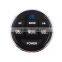 Waterproof Round wired non-display remote controller for use with Media
