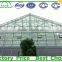 High light transmission multi-span glass greenhouse