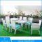 Synthetic outdoor furniture elegant rattan patio wicker dining table and chair ( FT002+FC006)