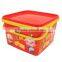 2.5L In Mold Labeling for Plastic Biscuit Box,PP Biscuit Tub,Square Biscuit Containers.