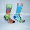 dye sublimated socks/heat transfer sublimation socks