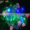 Waterproof artificial high quality new year holiday Christmas led string lights flower