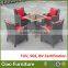 German new modern cheap indoor rattan Dining Furniture