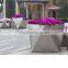 Arlau outdoor stainless steel flower pots square