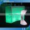 Computer Control Low Cocktail Bar Counter Glowing LED Bar Table with Stool
