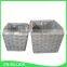 Handmade grey wicker woven flower pot wholesale