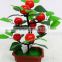 hot sale high quality cheap atificial apple tree bonsai real touch for indoor & outdoor decoration