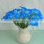 PU blue artificial callas
